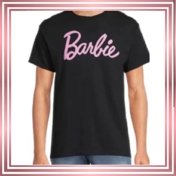 BARBIE 2XL Unisex Black & Pink T-Shirt - Picture 2 of 3